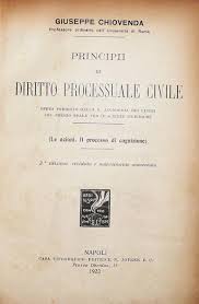 Chiovenda - Principii