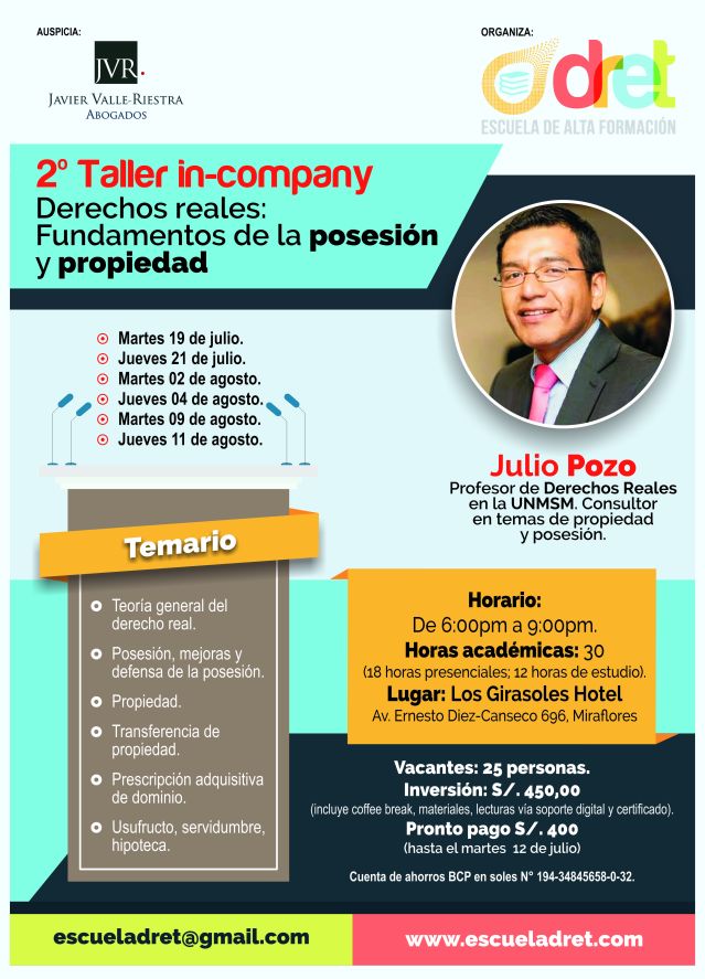 Afiche 2do. Taller in-company